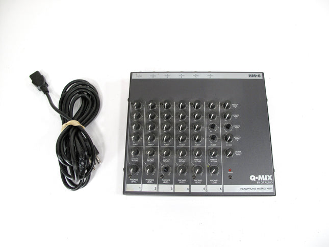 OZ Audio Q-MIX HM-6 6-Channel Headphone Amplifier Matrix Mixer