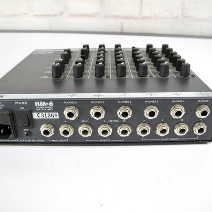 OZ Audio Q-MIX HM-6 6-Channel Headphone Amplifier Matrix Mixer