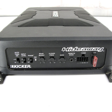 KICKER Hideaway HS8 8" 150W Car Audio Powered Subwoofer Sub Enclosure