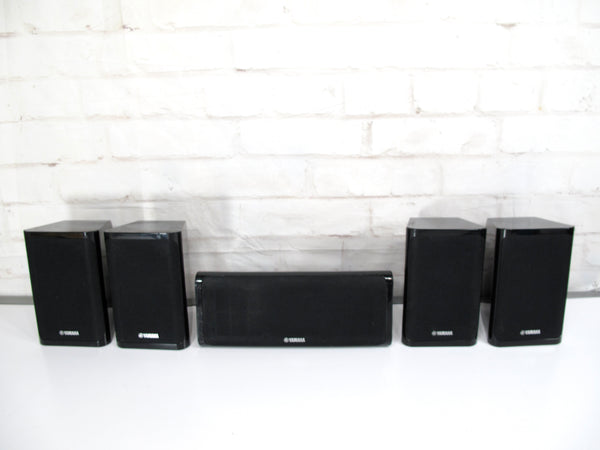Set of 5 Yamaha Surround Sound Speakers NS-B40 NS-C40 Center Main