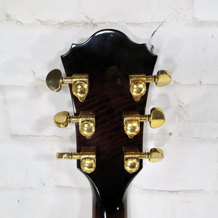 Ibanez AEF37E-TCS-OP-01 Acoustic Electric Guitar Transparent Cherry Sunburst