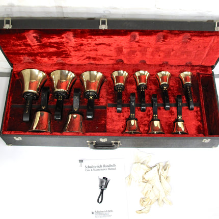 Schulmerich Handbells 2nd Octave G4 G#4 A4 A#4 B4 C#6 D6 D#6 E6 F6 F#6 G6 Set