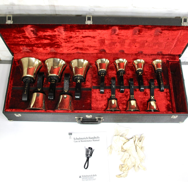 Schulmerich Handbells 2nd Octave G4 G#4 A4 A#4 B4 C#6 D6 D#6 E6 F6 F#6 G6 Set