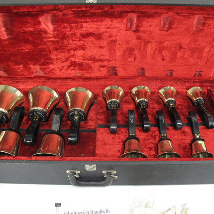 Schulmerich Handbells 2nd Octave G4 G#4 A4 A#4 B4 C#6 D6 D#6 E6 F6 F#6 G6 Set