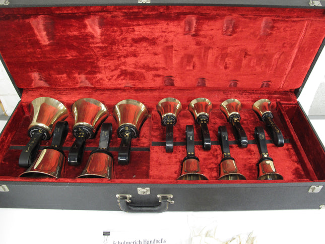 Schulmerich Handbells 2nd Octave G4 G#4 A4 A#4 B4 C#6 D6 D#6 E6 F6 F#6 G6 Set