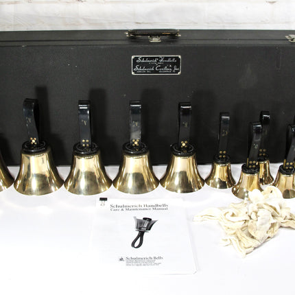 Schulmerich Handbells 2nd Octave G4 G#4 A4 A#4 B4 C#6 D6 D#6 E6 F6 F#6 G6 Set