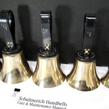 Schulmerich Handbells 2nd Octave G4 G#4 A4 A#4 B4 C#6 D6 D#6 E6 F6 F#6 G6 Set