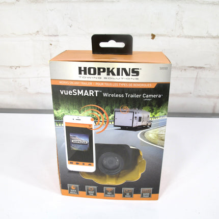 Hopkins 50050 vueSmart Wireless Trailer Back-up Camera Black