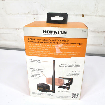 Hopkins 50050 vueSmart Wireless Trailer Back-up Camera Black