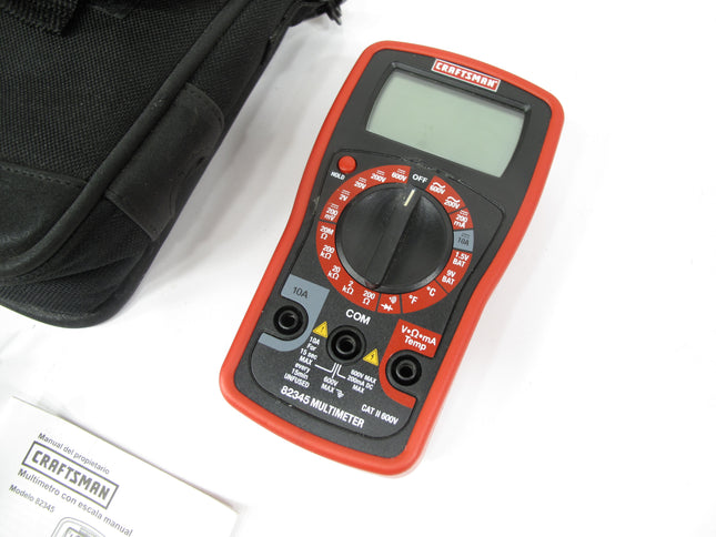 Sears Craftsman 82345 Compact Multimeter with Leads