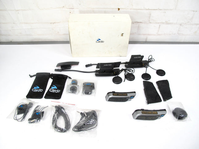 CARDO Scala Rider G9 Buetooth Dual Powerset Communication In Motion
