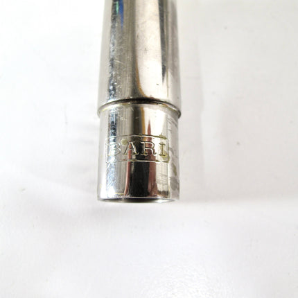 Bari 4 Nickel Plated Metal Alto Sax Mouthpiece and Ligature