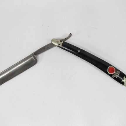 Anton Wingen Jr Antique Solingen Straight Razor 917 Red Point Mens Shaving