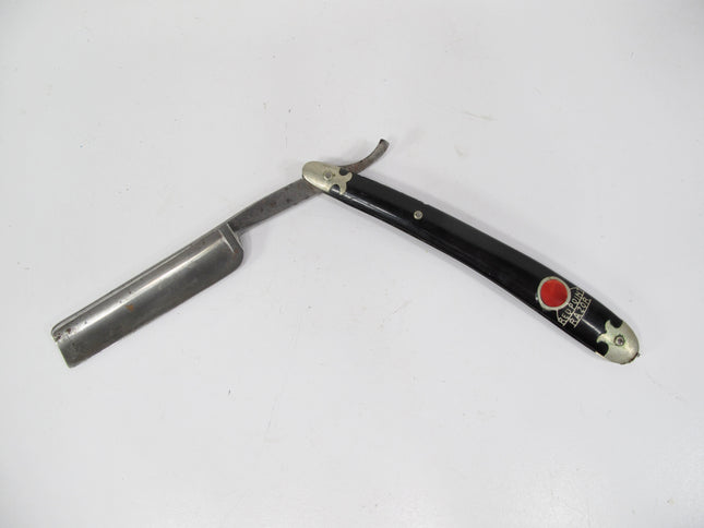 Anton Wingen Jr Antique Solingen Straight Razor 917 Red Point Mens Shaving