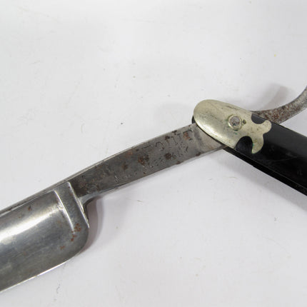 Anton Wingen Jr Antique Solingen Straight Razor 917 Red Point Mens Shaving