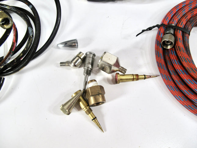 Sparmax AC-27 Air Compressor Airbrush Orange Tested 120 Volt 2.3 Amps