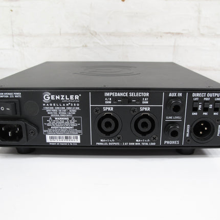 Genzler Magellan 350 Compact Bass Guitar Head 350W @ 4 Ohms