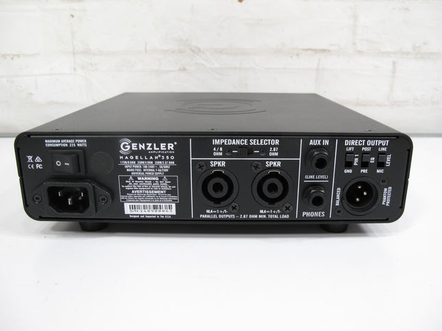 Genzler Magellan 350 Compact Bass Guitar Head 350W @ 4 Ohms