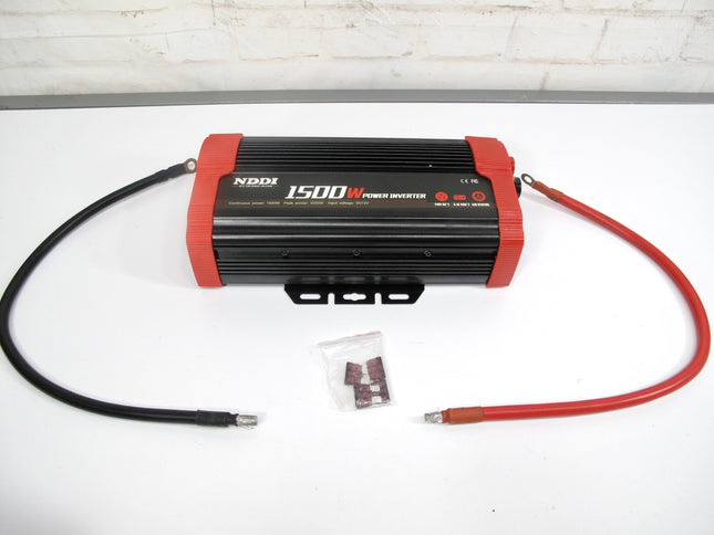 NDDI POWER 1500W Car Power Inverter 12V DC to 110V AC
