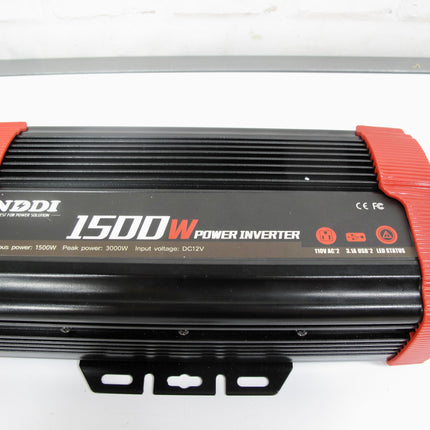 NDDI POWER 1500W Car Power Inverter 12V DC to 110V AC
