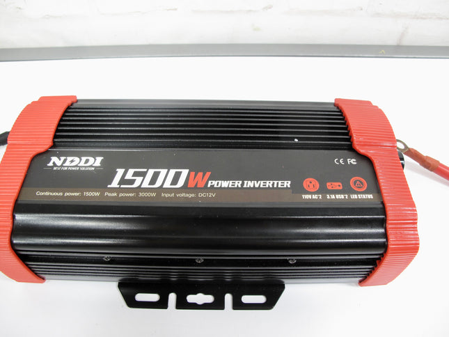 NDDI POWER 1500W Car Power Inverter 12V DC to 110V AC