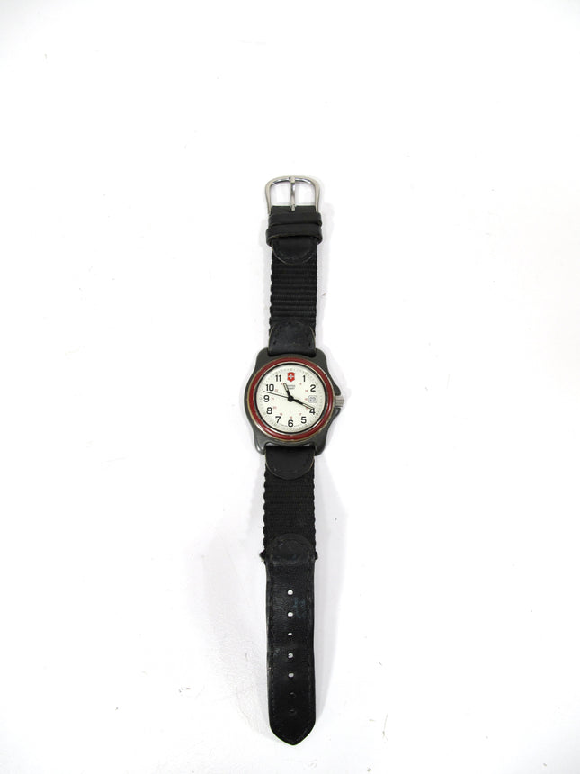 Swiss Army Vintage Ladies Day/Date Water Resistant Quartz Nylon Strap Watch
