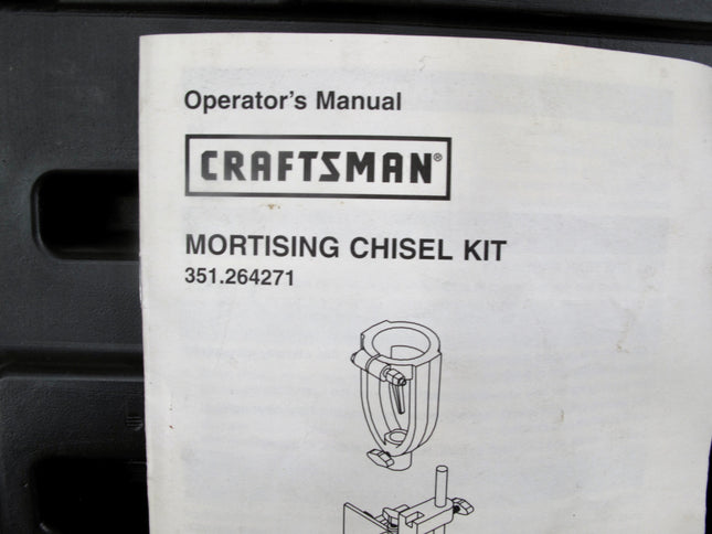Craftsman 351.264271 Drill Press Square Cut Mortising Attachment Kit