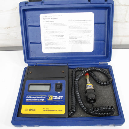 Yellow Jacket 69075 Full Range SUPEREVAC LCD Vacuum Gauge