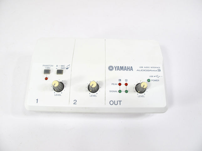 Yamaha Audiogram 3 USB Audio Interface 24-bit 2-In w/ 48V Phantom
