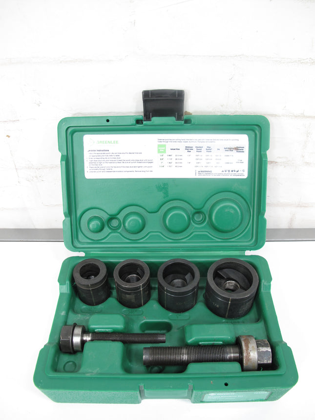 Greenlee 7235BB Slug Buster Knockout Punch Set 1/2" to 1-1/4" Condui