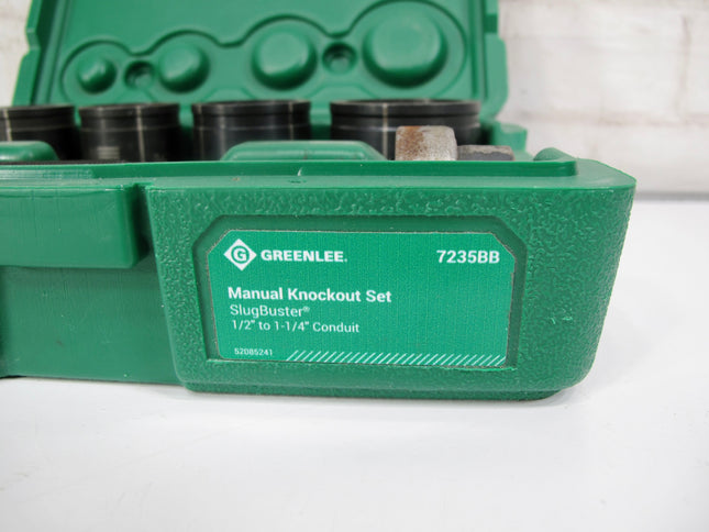 Greenlee 7235BB Slug Buster Knockout Punch Set 1/2" to 1-1/4" Condui