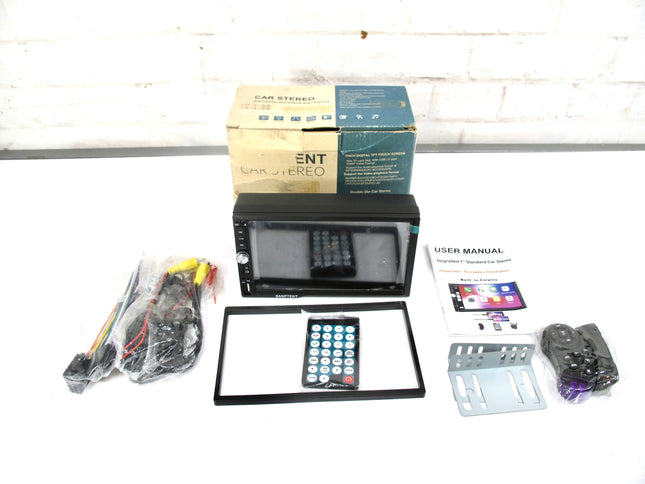 Sanptent 7660 Double Din 7 Inch HD Touchscreen Car Stereo