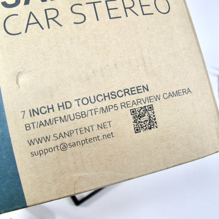 Sanptent 7660 Double Din 7 Inch HD Touchscreen Car Stereo