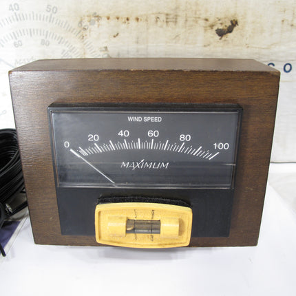 Maximum Sirocco Analog Wind Gauge Self Powered Windspeed Meter