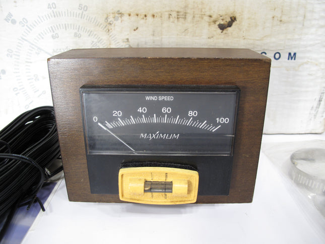 Maximum Sirocco Analog Wind Gauge Self Powered Windspeed Meter