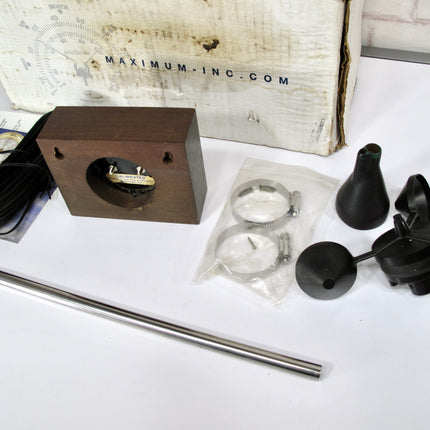 Maximum Sirocco Analog Wind Gauge Self Powered Windspeed Meter