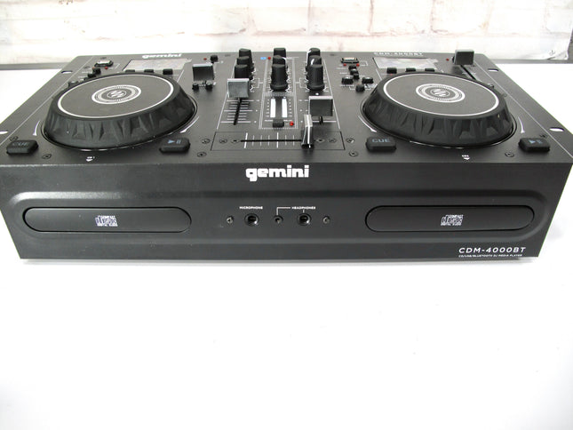 Gemini CDM-4000BT Dual DJ CD/USB Media Player with Bluetooth + Mixer