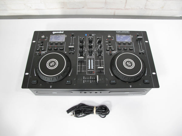 Gemini CDM-4000BT Dual DJ CD/USB Media Player with Bluetooth + Mixer