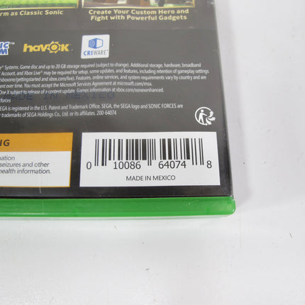 Sonic Forces Bonus Edition Xbox One Video Game (Microsoft Xbox One, 2017)