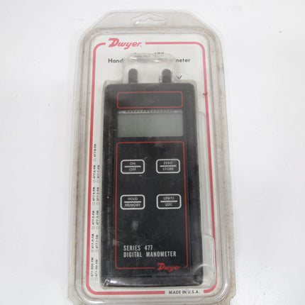 Dwyer Series 477-0-FM Handheld Digital Manometer 477-3-FM0-200.00 in W.C 30 PSI