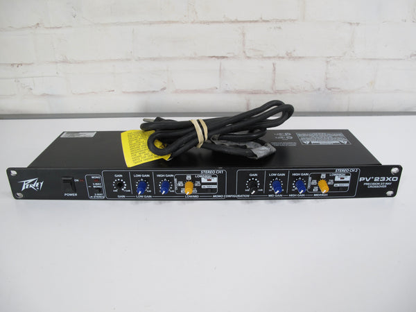 Peavey PV-23XO 2-Way Stereo 3-Way Mono Rack Mount Crossover