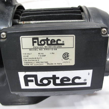 Flotec FP5112-08 Portable Electric  Utility Transfer/Pressure Boost Pump, 1/2 HP