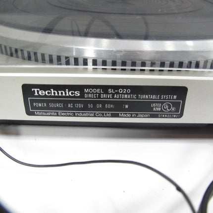 Technics Sl-Q20 Direct Drive Turntable System Record Player w/
