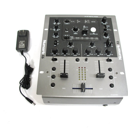 Numark X6 DJ Mixer 2 Channel 24 Bit Digital Scratch Mixer with Effects