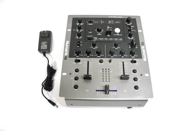 Numark X6 DJ Mixer 2 Channel 24 Bit Digital Scratch Mixer with Effects