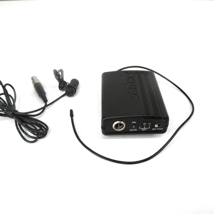 Shure LX1-CE 182.200 MHz Wireless Transmitter & 84A Lavalier Lapel Microphone