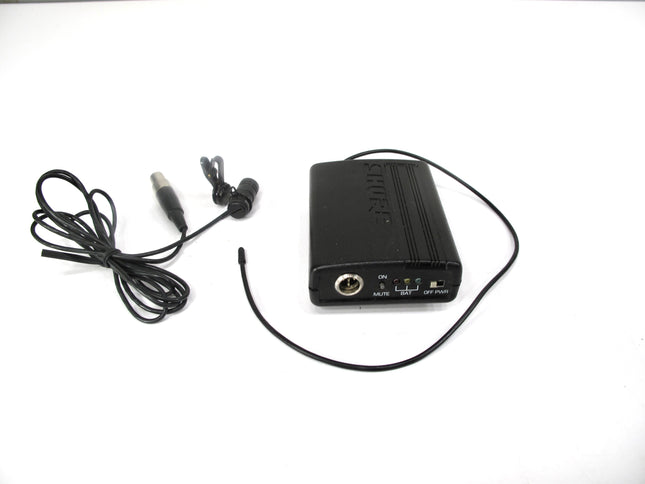 Shure LX1-CE 182.200 MHz Wireless Transmitter & 84A Lavalier Lapel Microphone