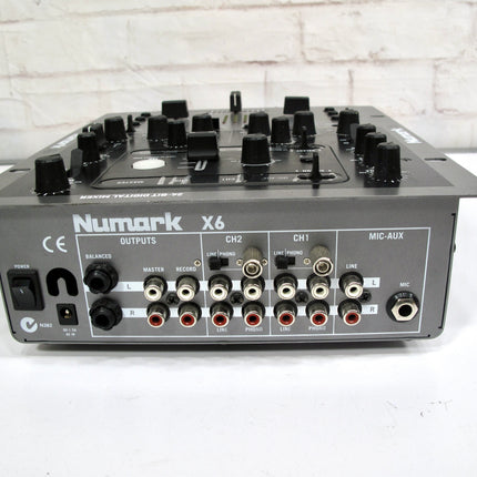Numark X6 DJ Mixer 2 Channel 24 Bit Digital Scratch Mixer with Effects