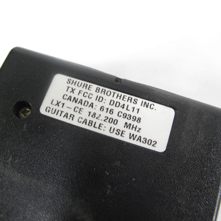 Shure LX1-CE 182.200 MHz Wireless Transmitter & 84A Lavalier Lapel Microphone