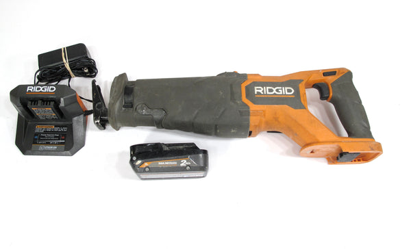 Ridgid R8647 18V Brushless Reciprocating Saw w/ Battery & Charger